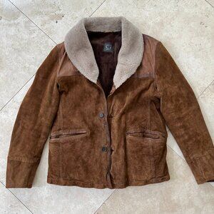 Gimo's Italian Leather Shearling Jacket
